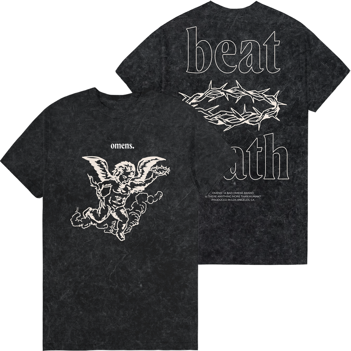 Beat Death Acid Wash Tee